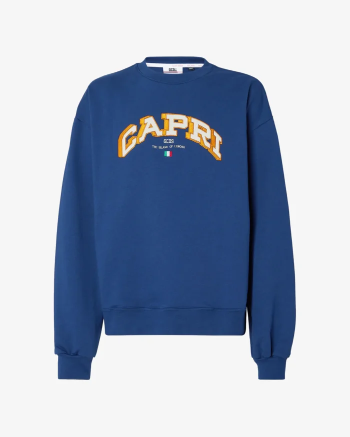 Gcds Capri Oversized Crewneck Sweatshirt