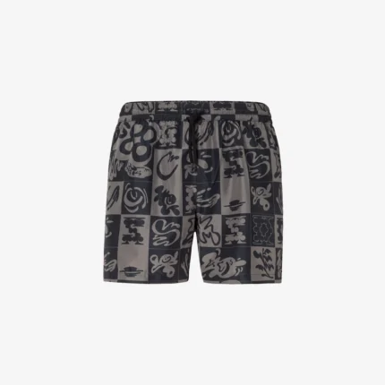 Gcds Checkboard Print Swim Shorts