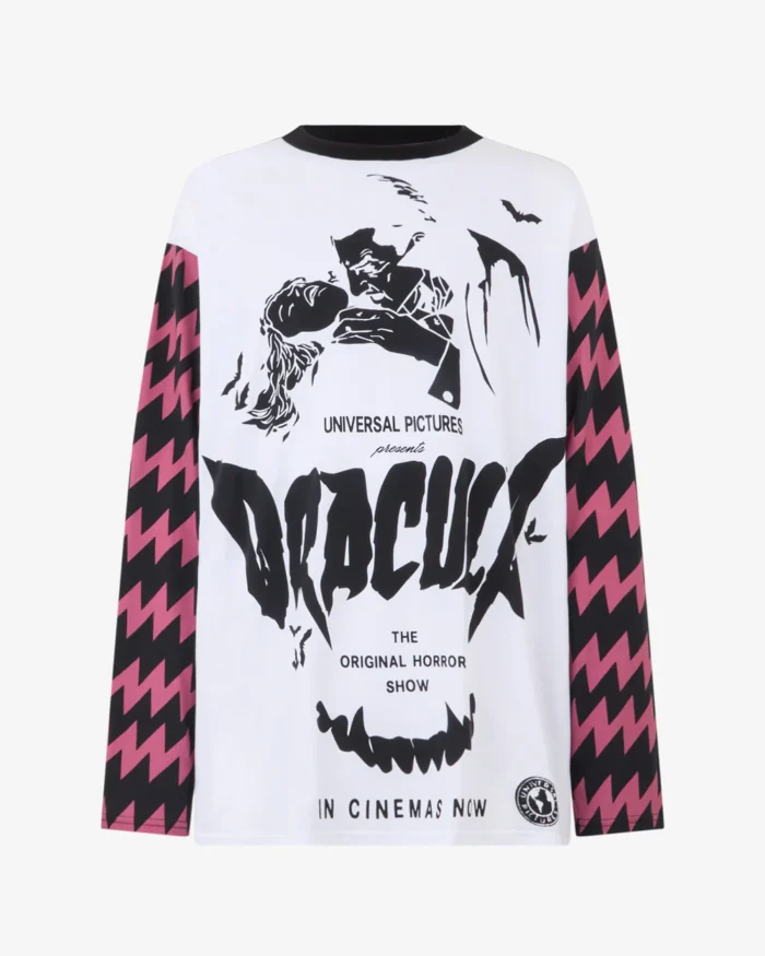 Gcds Dracula Printed Long Sleeves T-Shirt