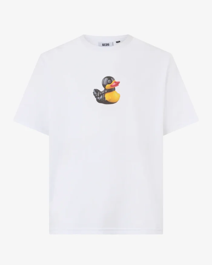 Gcds Duck Oversized T-Shirt White