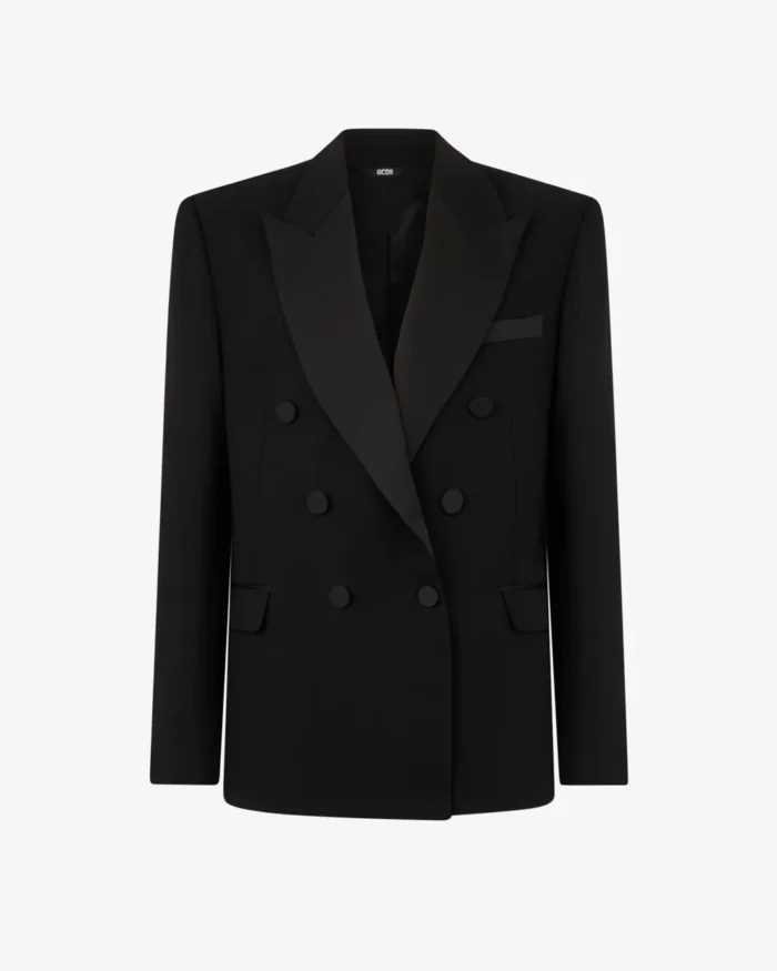 Gcds Enver Satin Blazer Jacket