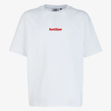 Gcds Hotline Embroidered Oversized T-Shirt