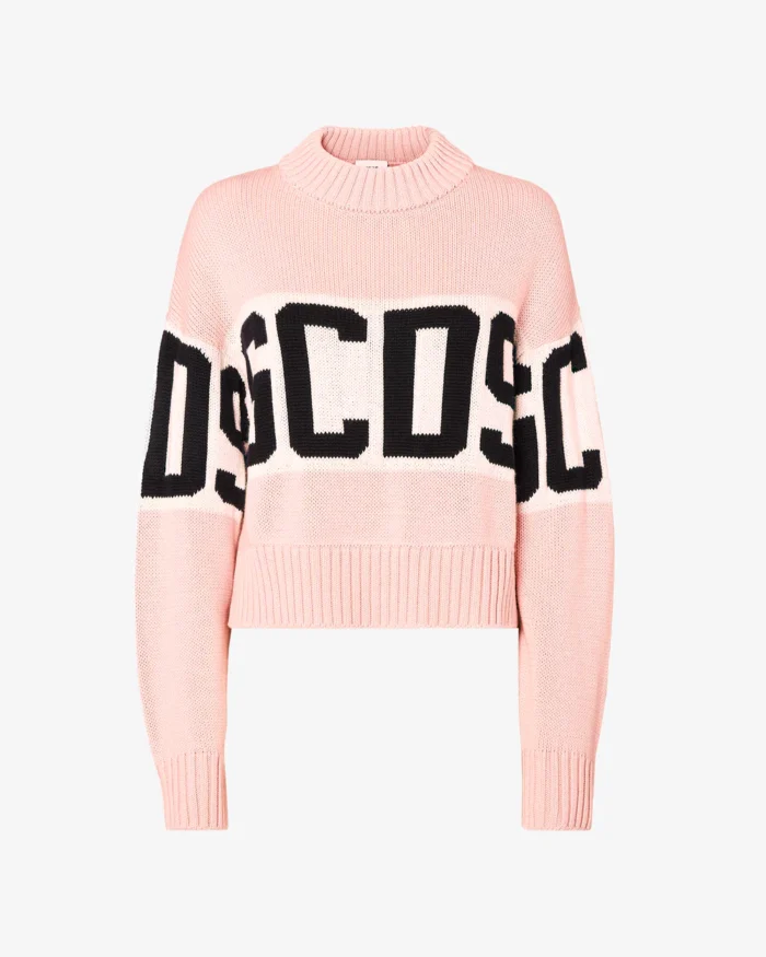 Gcds Logo Band Boxy Sweater
