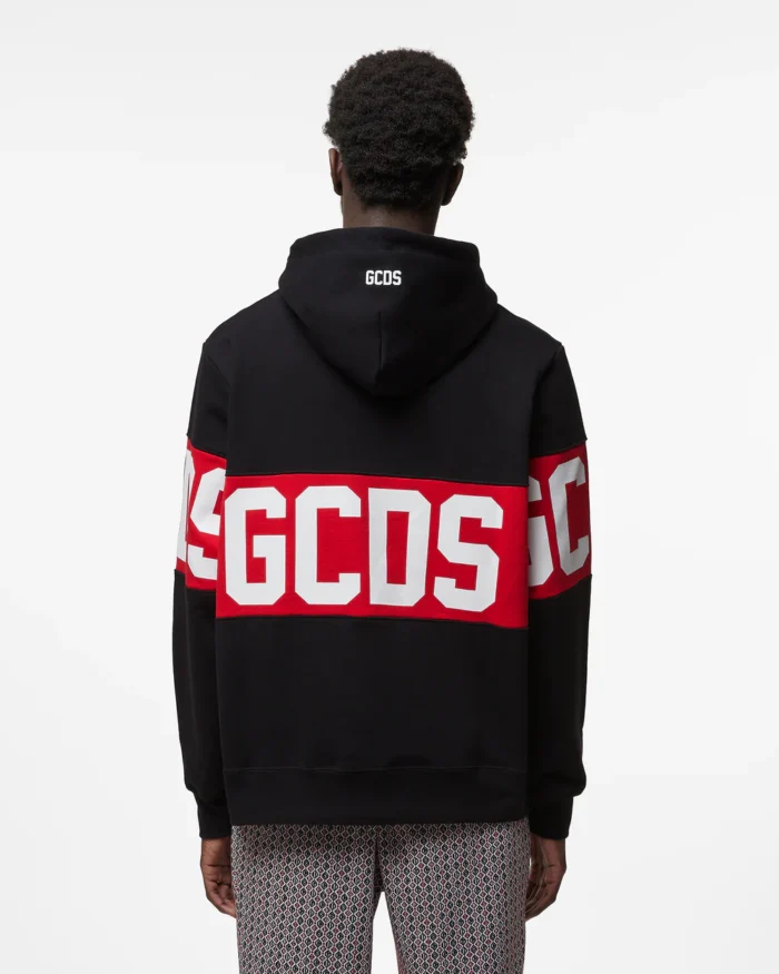 Gcds Logo Band Regular Hoodie