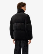 Gcds Logo Band Velvet Puffer Jacket