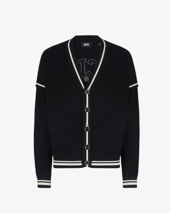 Gcds Logo Knit Cardigan