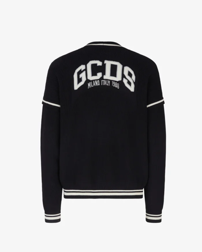 Gcds Logo Knit Cardigan