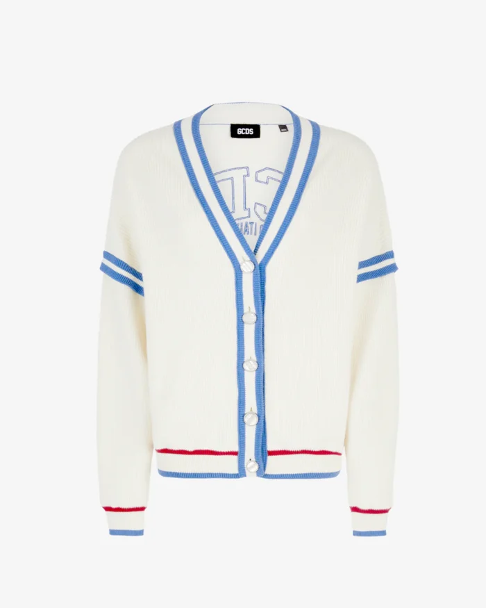 Gcds Logo Knit Cardigan