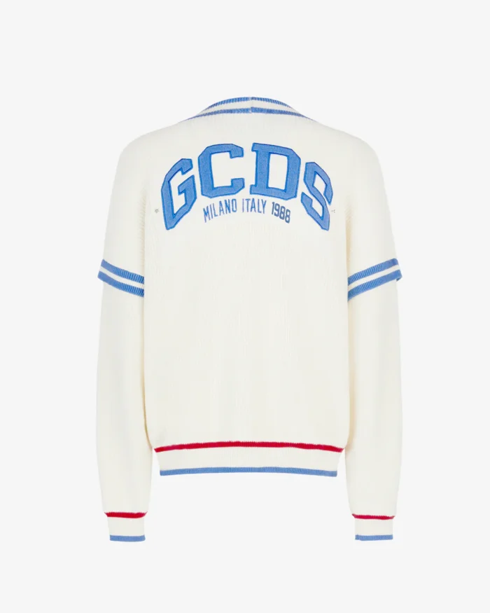 Gcds Logo Knit Cardigan