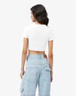 Gcds Logo Lounge Cropped T-Shirt