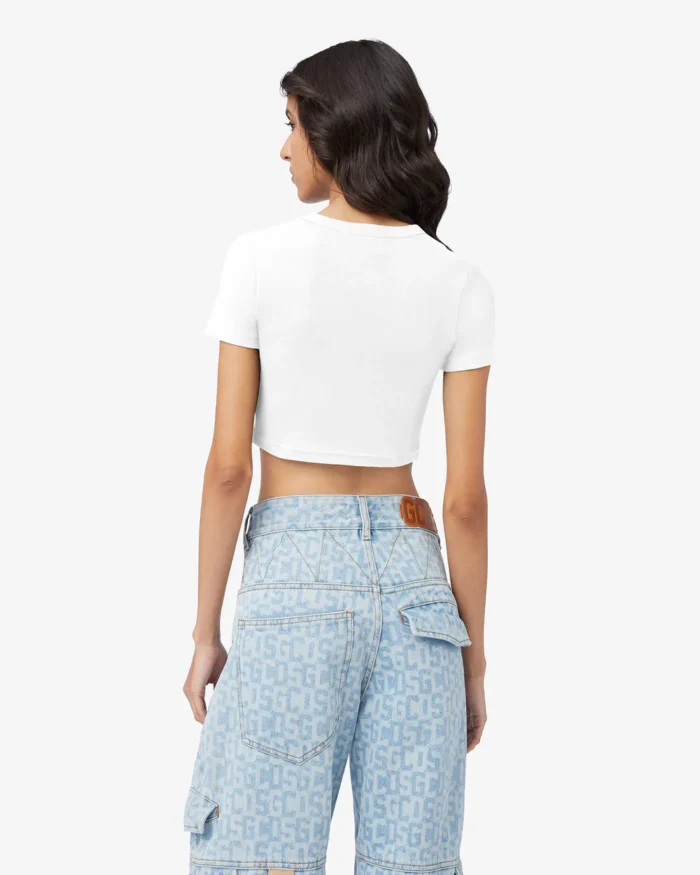 Gcds Logo Lounge Cropped T-Shirt