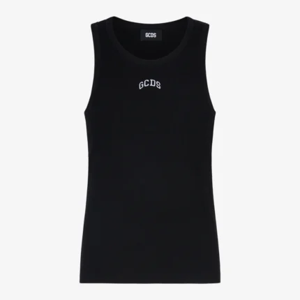 Gcds Logo Lounge Tank Top Black