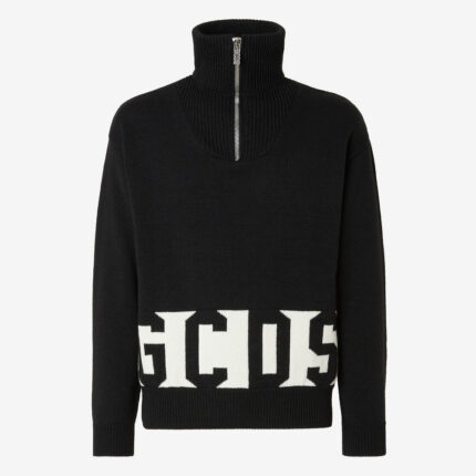 Gcds Low Band Half Zip Mockneck