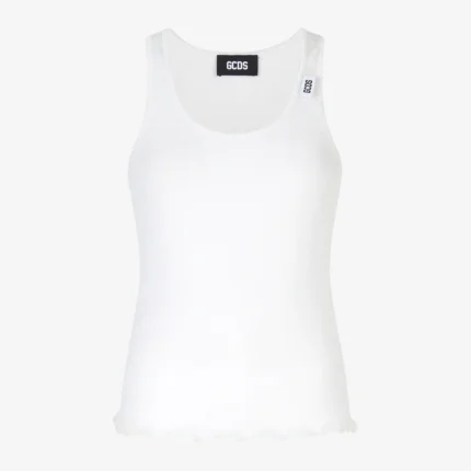 Gcds Lurex Knit Tank Top