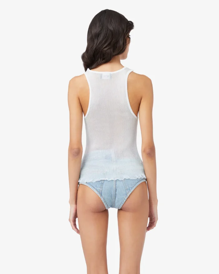 Gcds Lurex Knit Tank Top