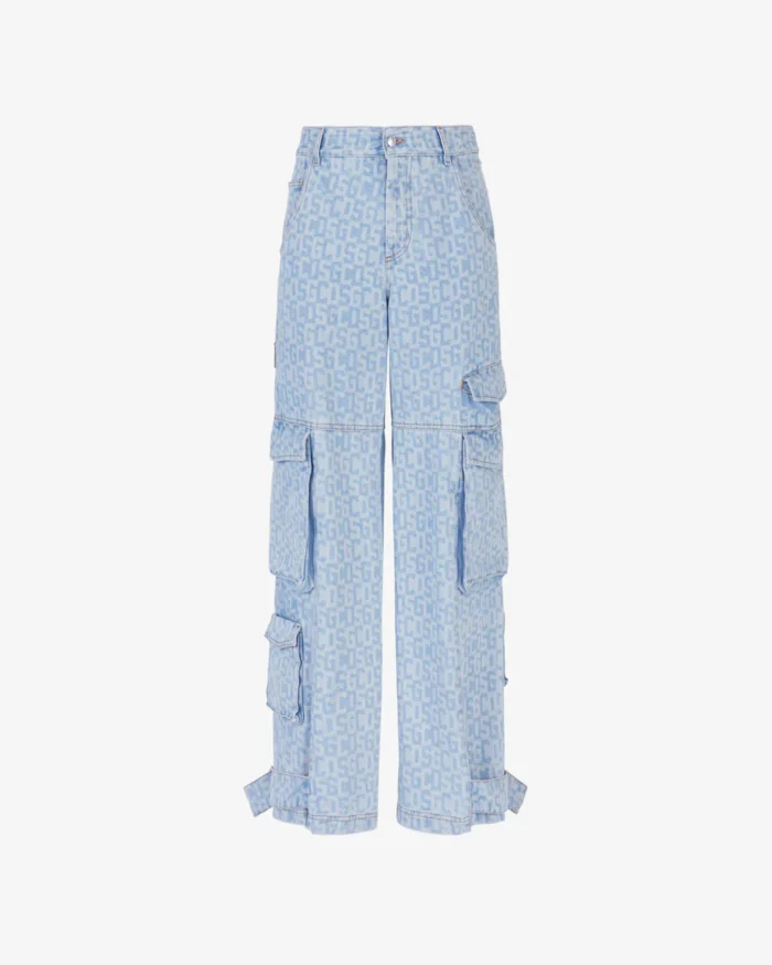 Gcds Monogram Denim Ultracargo