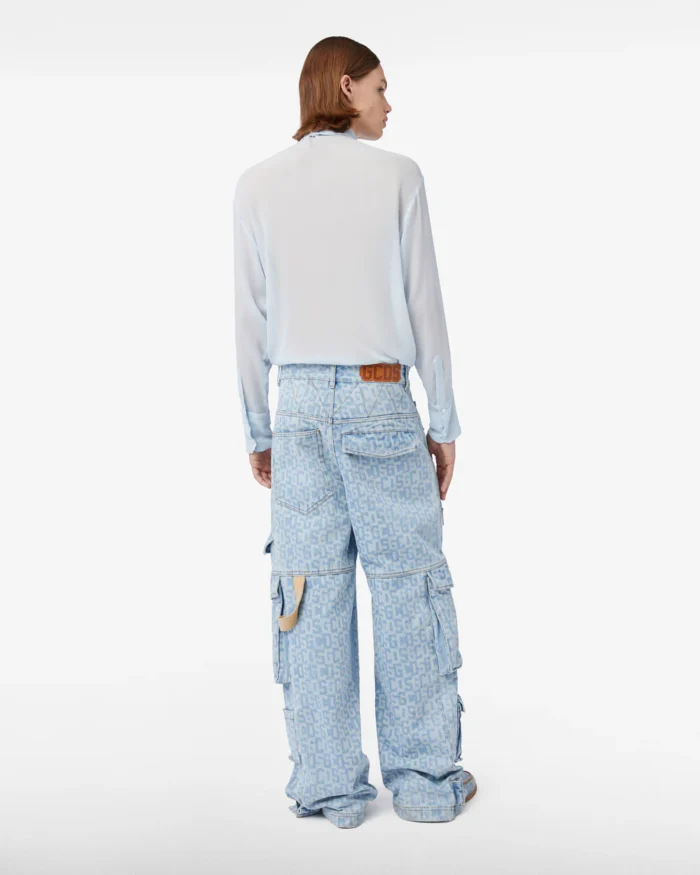 Gcds Monogram Denim Ultracargo