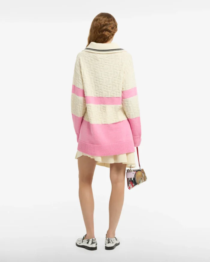 Gcds Monogram Polo Sweater