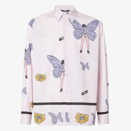 Gcds Printed Butterfly Shirt
