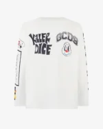 Gcds Printed Oversized Long Sleeves T-Shirt White