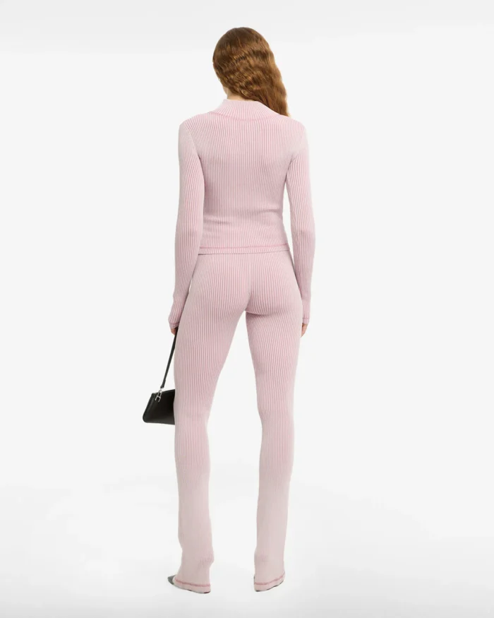 Gcds Ribbed Knit Trousers