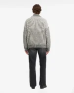 Gcds Ribbed Low Logo Full Zip Cardigan
