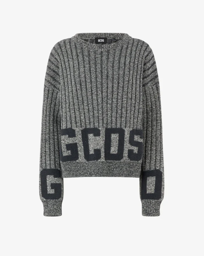 Gcds Ribbed Low Sweater