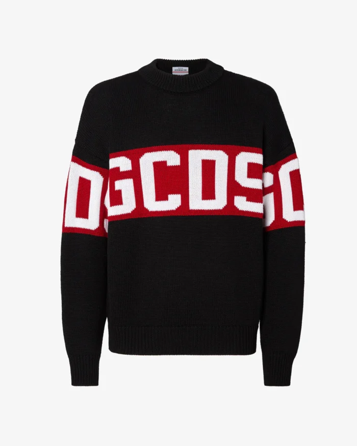 Gcds Wool Logo Band Sweater