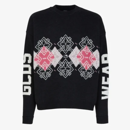 Hello Kitty Gcds Wear Argyle Sweater